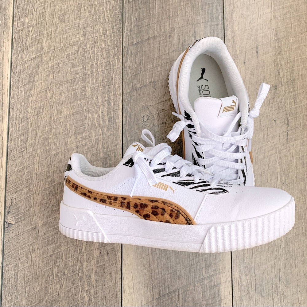 Puma size 8 1/2 Soft Foam Carina Animal Mix